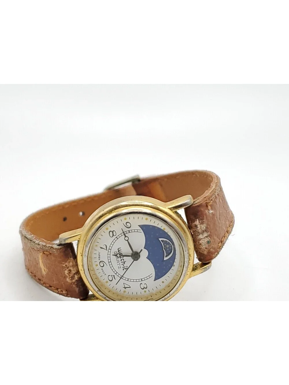 Watch It Quartz Watch New Battery Womens Gold Tone 24mm